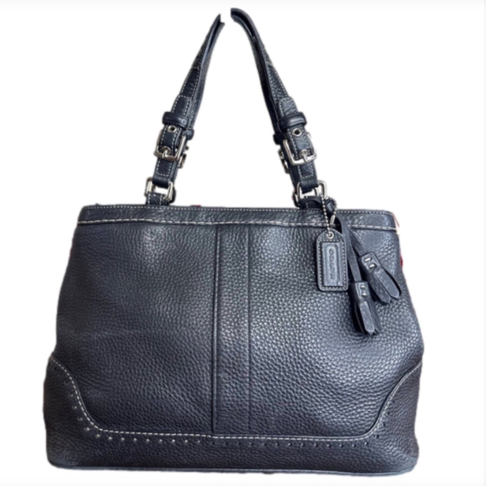Coach Vintage Black Leather Purse